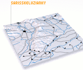 3d view of Šarišské Lužianky