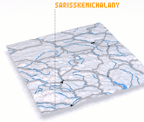 3d view of Šarišské Michalʼany