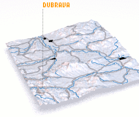 3d view of Dubrava