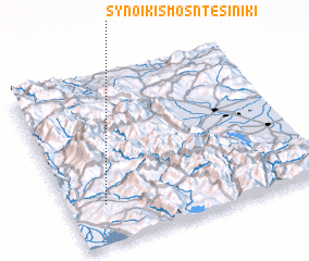 3d view of (( Synoikismós Ntesiníki ))