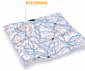 3d view of Pusta Reka