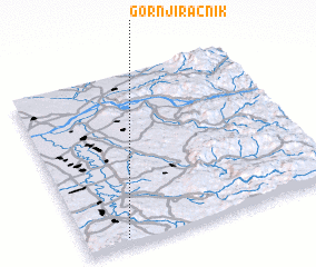 3d view of Gornji Račnik