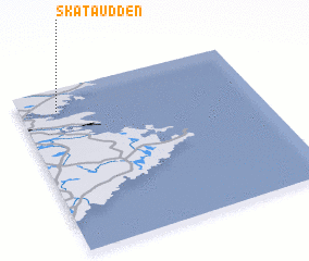 3d view of Skataudden