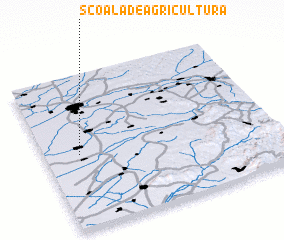 3d view of Şcoala de Agricultură