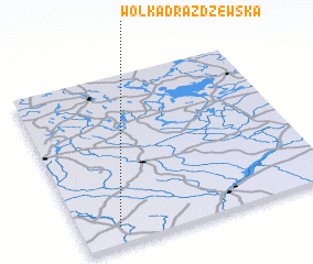 3d view of Wólka Drążdżewska