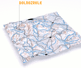 3d view of Dolno Zrkle