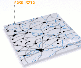 3d view of Fáspuszta