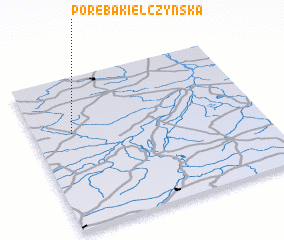 3d view of Poręba Kiełczyńska