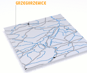 3d view of Grzegorzewice