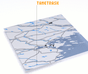 3d view of Tåmeträsk