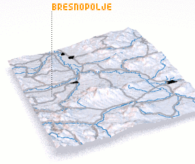 3d view of Bresno Polje