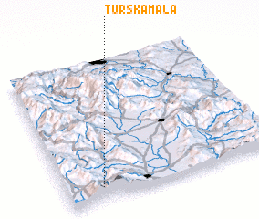 3d view of Turska Mala