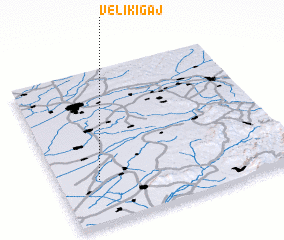 3d view of Veliki Gaj