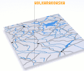 3d view of Wólka Rakowska