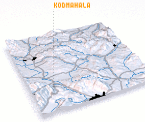 3d view of Kođ Mahala