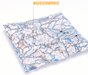 3d view of Ágios Ioánnis