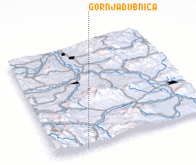 3d view of Gornja Dubnica
