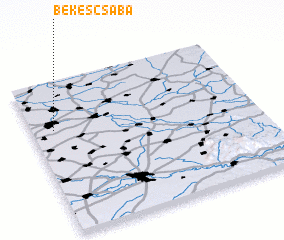 3d view of Békéscsaba