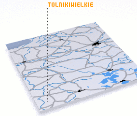 3d view of Tolniki Wielkie