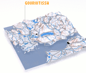 3d view of Gouriótissa