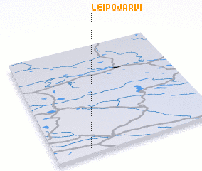 3d view of Leipojärvi