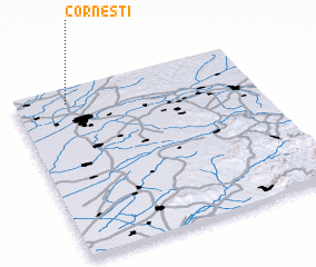 3d view of Corneşti