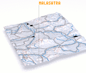 3d view of Mala Šatra