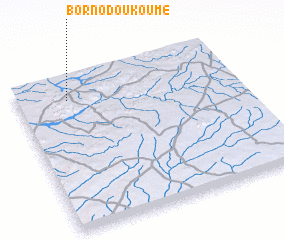 3d view of Bornodoukoumé