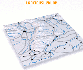 3d view of Lánciovský Dvor