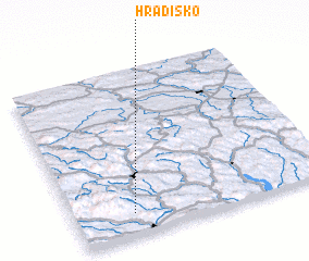 3d view of Hradisko