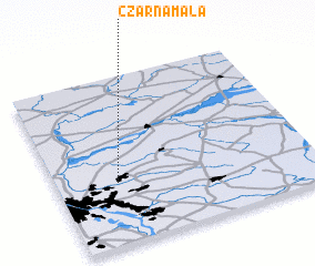 3d view of Czarna Mała