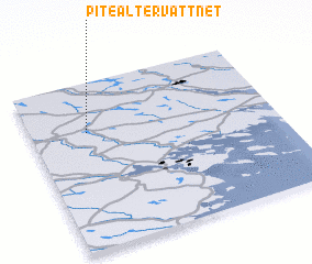 3d view of Pite-Altervattnet