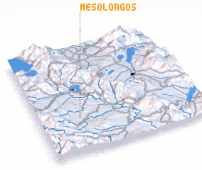 3d view of Mesolóngos