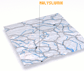 3d view of Malý Slivník