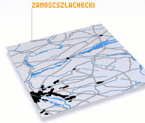 3d view of Zamość Szlachecki