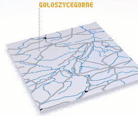 3d view of Gołoszyce Górne