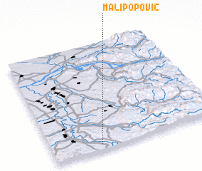 3d view of Mali Popović