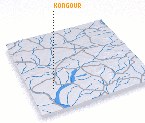 3d view of Kongour