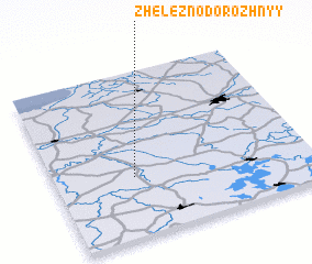 3d view of Zheleznodorozhnyy