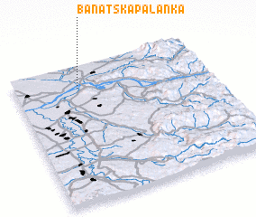 3d view of Banatska Palanka