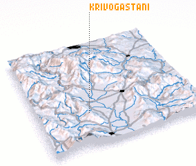 3d view of Krivogaštani