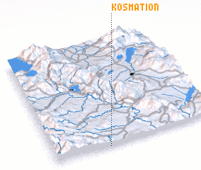 3d view of Kosmátion