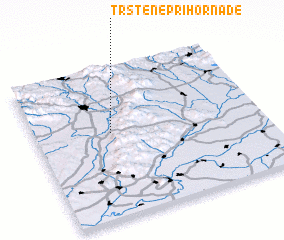 3d view of Trstené pri Hornáde