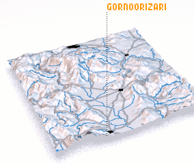 3d view of Gorno Orizari