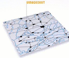 3d view of Virágoskút