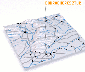 3d view of Bodrogkeresztúr