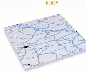 3d view of Płusy