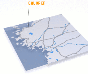 3d view of Gålören