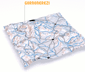 3d view of Gorno Nerezi