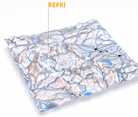 3d view of Péfki